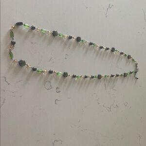 Elegant Green Beaded Necklace
